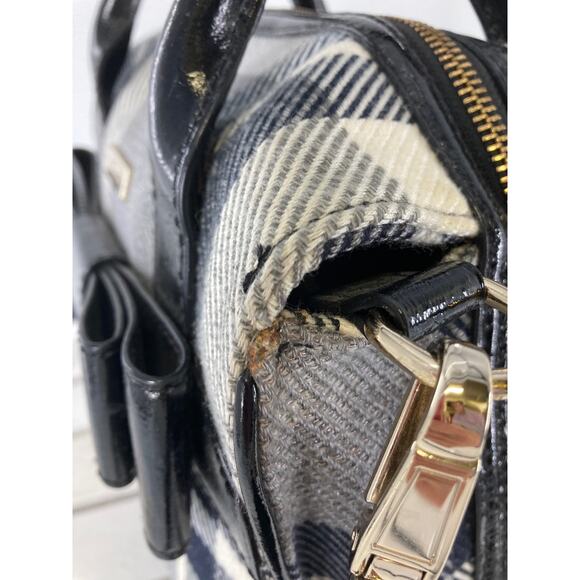 KATE SPADE WOOL PLAID WOMENS LARGE CROSSBODY BAG - Picture 9 of 16